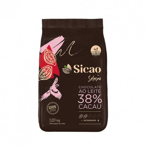 Imagem de Chocolate Seleção ao leite 38% Cacau 1,01kg 0015801 - SICAO