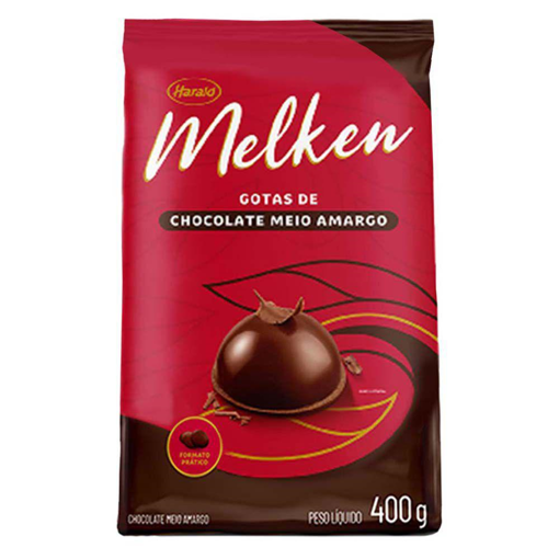 Imagem de Melken Chocolate Meio Amargo 400g - HARALD