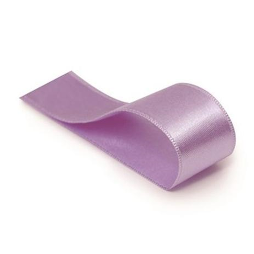 Imagem de Fita de Cetim Liso Lilas 21,5mm x10m unidade - CROMUS