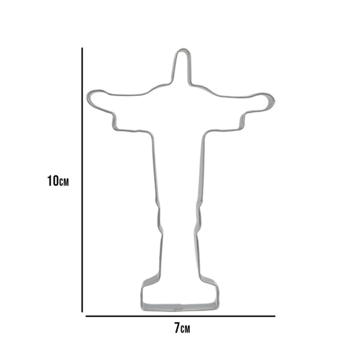 Imagem de Cortador em Aço Cristo Redentor 10cm CA317 - GME