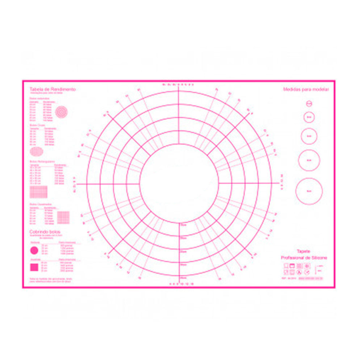 Imagem de Tapete em Silicone e Fibra de Vidro 60x40cm T2 Pink - GME