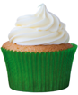 Imagem de Forminha Cupcake Impermeável Verde Bandeira Nº0 45 UND - MAGO