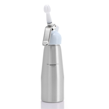 Mostrar detalhes de Garrafa Kitchen Whip Tall Cream Whippers Prata Best Whip - ISI Imagem de Garrafa Kitchen Whip Tall Cream Whippers Prata Best Whip - ISI