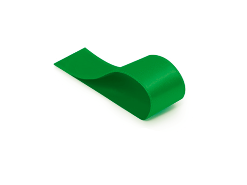 Imagem de Fita de Cetim Liso Verde Bandeira 21,5mm x10m unidade - CROMUS