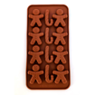 Imagem de Molde de Silicone Gingerbread e Bengala  FT157 - SILVER