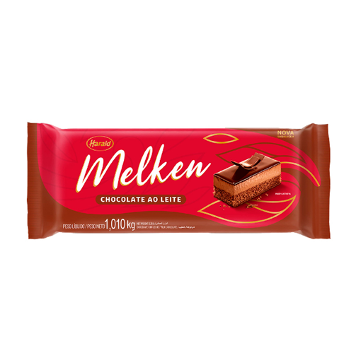 Imagem de Melken Barra Chocolate ao Leite 1,010 Kg - HARALD