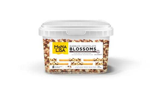 Imagem de Blossoms Chocolate Amargo e Branco Mona Lisa 1kg 22281 - CALLEBAUT