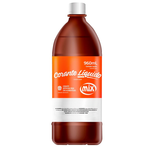 Imagem de Corante Líquido Vinho Bordô 960 ml - MIX