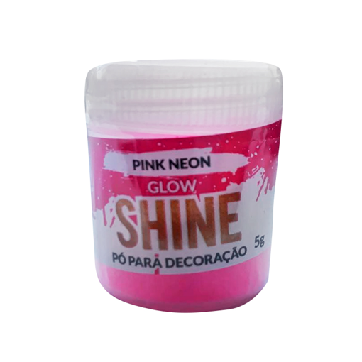 Imagem de Pó para Decoração Glow Pink Neon 5g - MAGAZINE DA FESTA