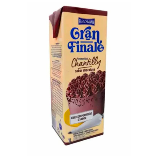 Imagem de Chantilly Gran Finale Chocolate 1 Litro - FLEISCHMANN